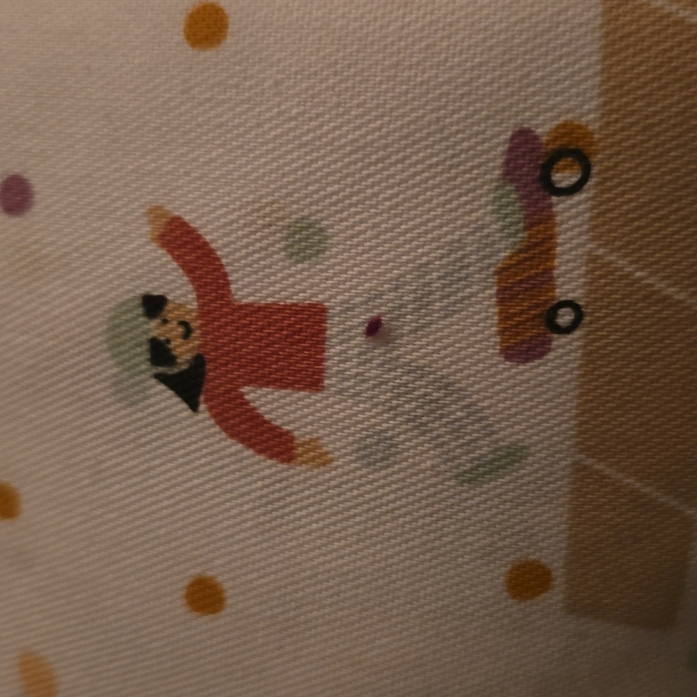 New‎ Pillowfort Kids Playing Outdoor Fun Bicycle Polka Dots Shower Curtain 72x72